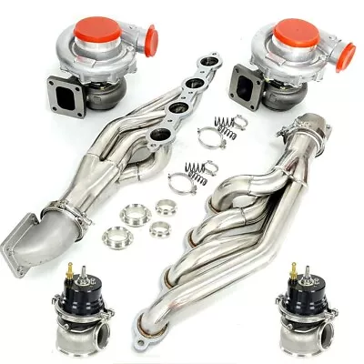 T4 A/R 80/96 Turbo+Manifold+Wastegate For Small Block V8 LS1 LS2 LSX 4.8 5.3 6.2 • $996.39