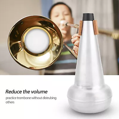 Professional Tenor Trombone Mute Practice Silencer Sourdine Musical Instrume FD • $17.09