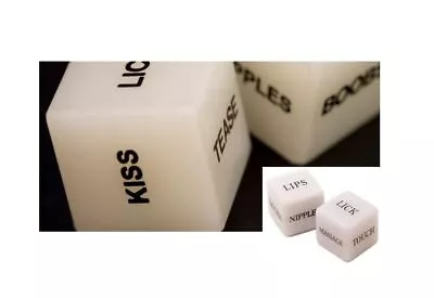 Glow In The Dark Sex Dice Funny Couples Play Romance Love Sex Games Adult Games • £2.79