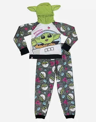 £18.47 • Buy Baby Yoda LEGO Pajamas Star Wars Mandalorian Girl Boy 4 5 6 6X Costume Hoodie
