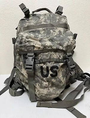 US ARMY ACU ASSAULT PACK 3 DAY MOLLE II BACKPACK BUG OUT BAG W/ Stiffener Nice • $45