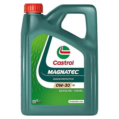 Genuine Castrol Magnatec 0W-30 C2 Car Engine Oil With Dualock Technology 4 Litre • £34.95