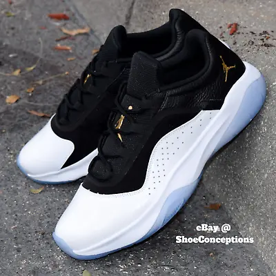 Nike Air Jordan 11 CMFT Low Shoe Black Gold White DN4180-070 Mens Multi Size NEW • $99.90