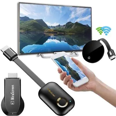 2.4G 5G WiFi Wireless HDMI Mirror Screen Display Adapter HD TV Miracast Dongle • $11.88