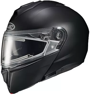 HJC I90 Electric Modular Snowmobile Helmet Matte Flat Black XX 2X 2XL XXL I-90 • $334.99