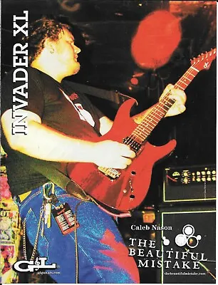G & L Guitars -Invader XL -Caleb Nason Of The Beautiful Mistake - 2006 Print Ad • $5.95