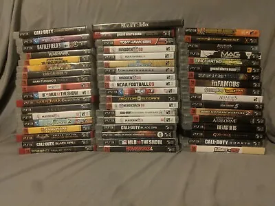 PlayStation 3 PS3 Games Lot Tested You Choose Bundle & Save Up To 20% Free Ship • $8.29