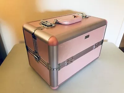 Sephora Professional Makeup/Storage/Train Case/Organizer Box Pink 9 X14  • $60