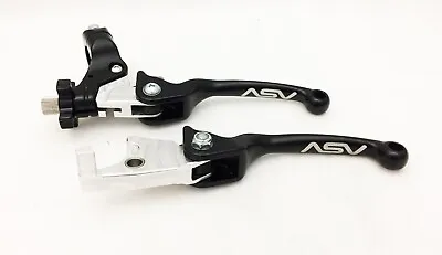 ASV F3 Front Brake Clutch Perch Levers Pair Pack Black Kawasaki KFX 450R KFX450 • $149.95