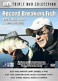 Record Breaking Fish DVD (2007) Matt Hayes Cert E 3 Discs FREE Shipping Save £s • £2.16