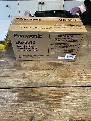 Genuine OEM Panasonic UG-5510 Toner Cartridge Black Brand New Sealed • $49