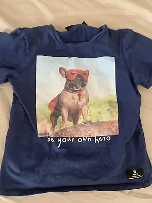 Rock Your Kid Baby T Shirt Size 5 Superhero Dog • $15