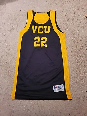 VCU Rams Universal Athletics Jersey 22 Basketball S Black Gold Reversible • $50