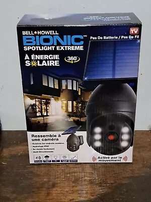 Bell And Howell Bionic Spotlight Extreme Solar Powered Motion Sensor Solar • $22.49