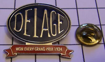DELAGE RACING WON EVERY GRAND PRIX 1924 Vintage Pin • $4.99