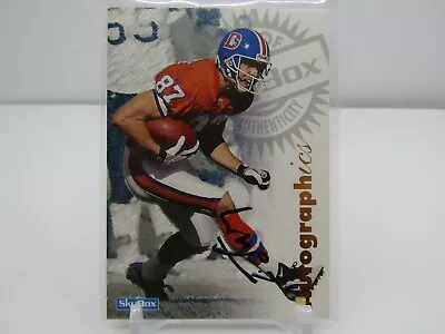 ED McCAFFREY 1997 SKYBOX AUTOGRAPHICS AUTOGRAPH AUTO- BRONCOS!! • $24