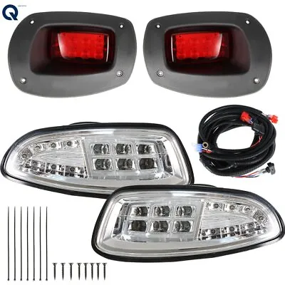 For Ezgo Rxv Golf Cart Deluxe Street Legal LED HeadLight Tail Light Kit 08-2015 • $74.04