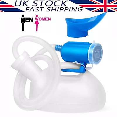 Urine Pee Handheld Travel Car Mobile Toilet Urinary Bottle Unisex Urinal Storage • £12.90