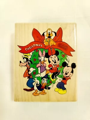 Disney Christmas Mickey And Friends Rubber Stamp • $17.99