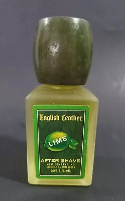 Vintage English Leather Lime After Shave Full 2 Fl. Oz. Bottle Made West Germany • $32.99