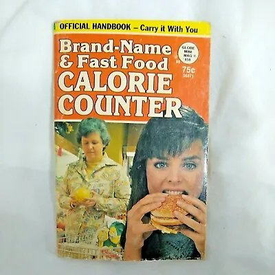 Brand Name And Fast Food Calorie Counter 1988 Globe Mini Mag #858 Mini Book Diet • $4.99