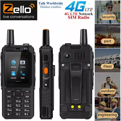 4G Android Rugged Smartphone Zello Walkie Talkie 2-Way Radio POC PTT UNIWA F40 • £107.09