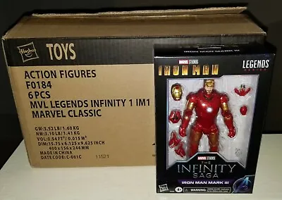 Marvel Legends Iron Man Mark III 3 Armor The Infinity Saga 6  Action Figure • $29.99