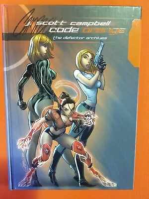 J Scott Campbell Code Orange / Hardcover Deluxe Art Sketchbook Nm / Signed! • $80