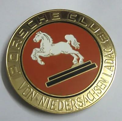 Car Badge- Porsche Von Niedersachsen ADAC Car Grill Badge Emblem Mg Jaguar Trium • $45