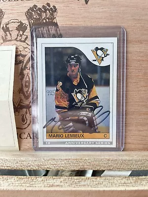 1992 Opc Mario Lemieux Anniversary Series Auto 995/1985 W/COA • $200.66