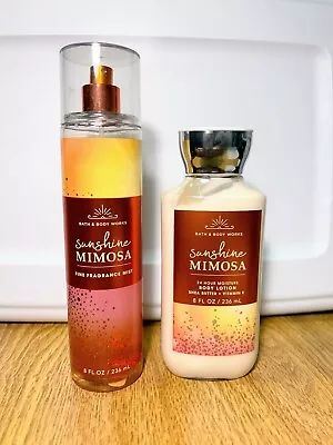 Bath & Body Works “Sunshine Mimosa” Body Care Set • $15