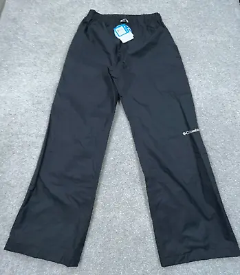 Columbia Pants Men Medium Black Omni Shade Track Suit Windbreakers Warm Ups • $24.91
