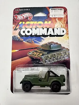 Hot Wheels Vintage 1984 Action Command Jeep CJ Roll Patrol 9375 DieCast NIP VHTF • $12.90