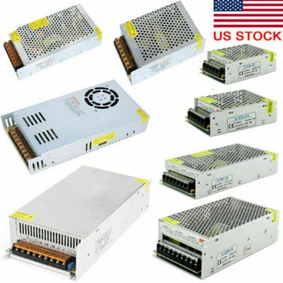 $8.99 • Buy DC 12V 5A To 50A Amp AC 110V 220V Switch Power Supply LED Strip Light 12 V Volt