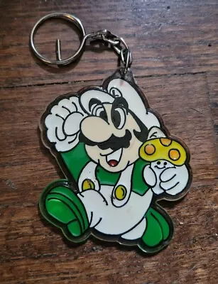 Luigi - Super Mario Bros. Nintendo NES 1988 Plastic Keychain • $25