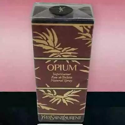 SEALED Vintage YSL Opium By Yves Saint Laurent Eau De Toilette 30 Ml NEW In BOX • $350