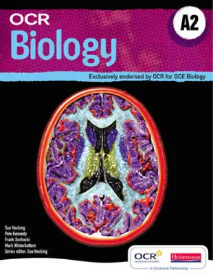 OCR A2 Biology Student Book And CD-ROM Ms Sue Hocking Used; Good Book • £3.36