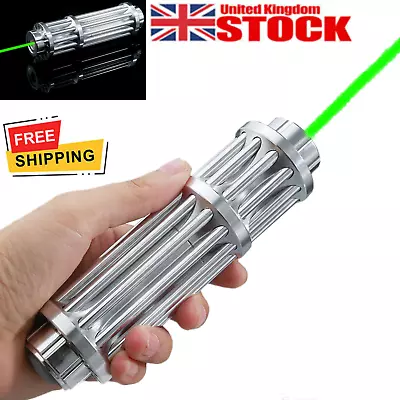 Rechargeable Green Laser Pointer Pen High Power Zoom Torch Light Battery UK • £19.99