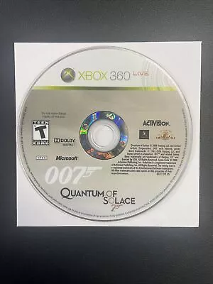 007: Quantum Of Solace (Xbox 360) - Disc Only - Tested & Working • $7.99