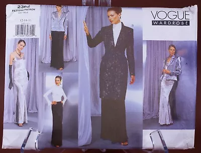 Vogue Wardrobe 2362 Jacket Dress 12 14 16 UNCUT FF 1999 • $19.80