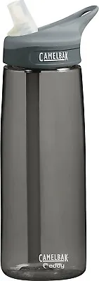 Camelbak Eddy 0.75l Water Bottle Drinks Bottle Charcoal. Spill Proof. BPA Free. • £13.99