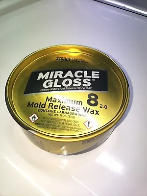 STONER WAX FORMERLY MEGUIAR'S MIRROR GLAZE MAXIMUM 8 MOLD RELEASE WAX 11 Oz. • $27.50