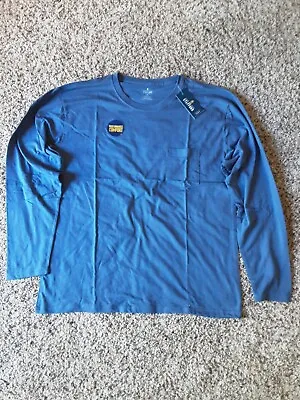 $12.99 • Buy Stafford Mens Indigo Pajama Shirt Sz XL Classic Fit