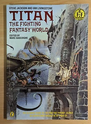 Titan - The Fighting Fantasy World - A4 Softcover - First Printing - 1986 • £27.41