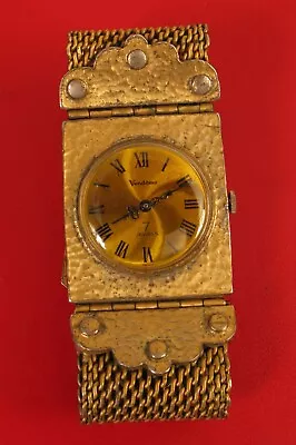 Classic Vintage Gothic Medieval Style Designer Signed Vendome Watch Wristwatch ! • $95