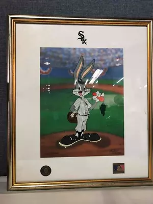 CHICAGO WHITE SOX - NOW PITCHING BUGS BUNNY - McKIMSON SERIOLITHOGRAPH - LE • $182