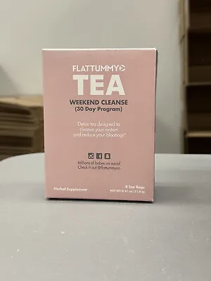 NEW SHIPS FAST FLATTUMMY TEAWeekend Cleanse 30 Day Program 8 Tea Bags 0.41 OZ • $11.45