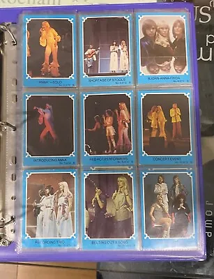 Pick What You Need Scanlens Vintage 1976 Abba Blue Individual Trading Cards • $2.99