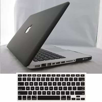 $5.99 • Buy Black Matte Hard Case/ Keyboard Cover For 2008-2022MacBook Pro Air 11 12  13 15 