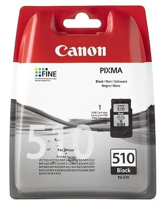 Canon PG-510 (Black) Ink Cartridge Original Genuine PG510 MX420  MX410 MX360 MP • £21.99